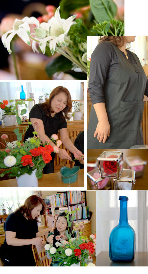 着てみて下さいました　お花屋編