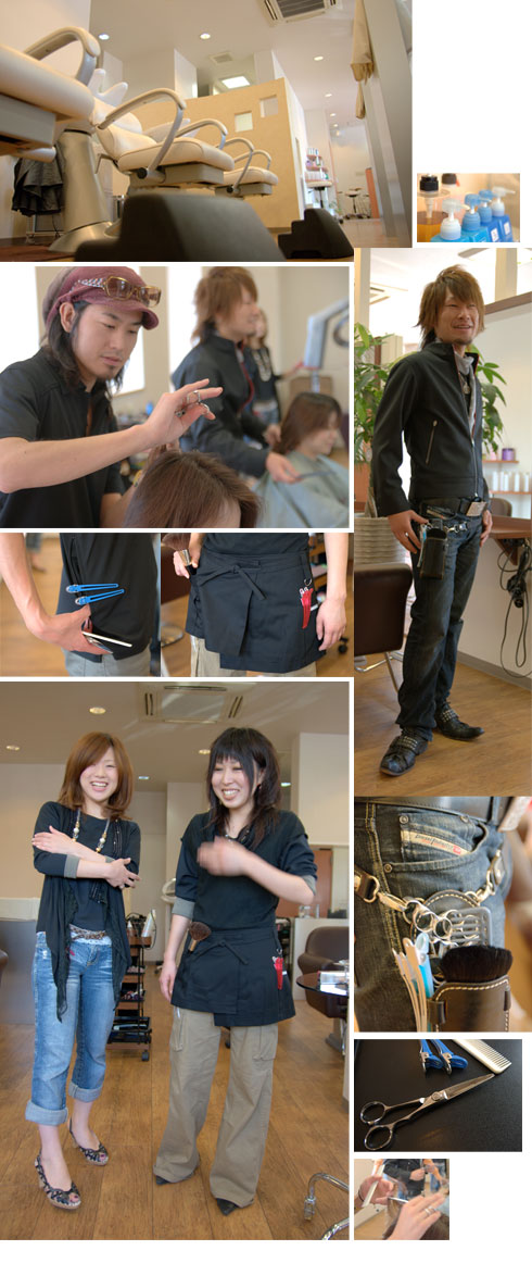 着てみて下さいました　ヘアサロン編
