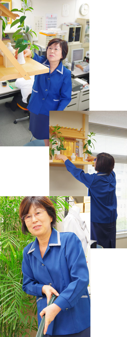 着てみて下さいました　事務編